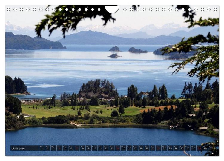 Produktbild: Argentinien und Chile - vom Regenwald bis Feuerland (Wandkalender 2026 DIN A4 quer), CALVENDO Monatskalender