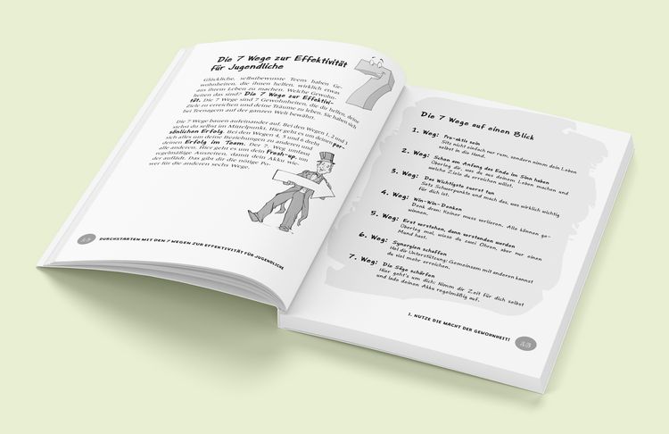 Produktbild: Die 7 Wege zur Effektivit&auml;t f&uuml;r Jugendliche &ndash; Workbook