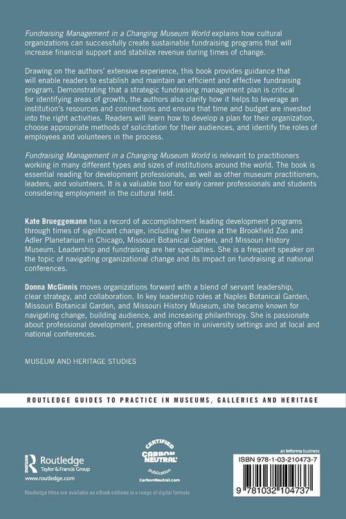 Produktbild: Fundraising Management in a Changing Museum World
