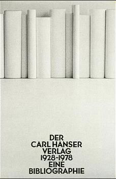 Produktbild: Der Carl Hanser Verlag 1928-1978