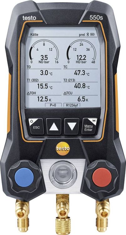 Produktbild: Testo Kältemittel-Messgerät 550s Basis Set