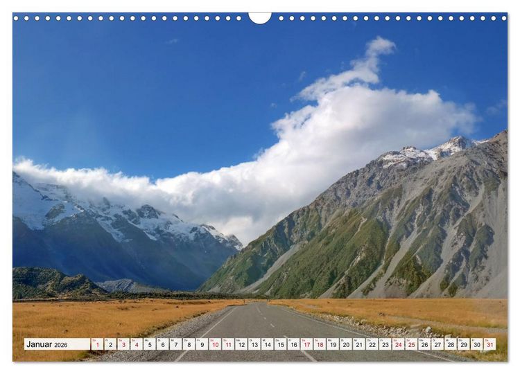 Produktbild: Sehnsuchtsziel Neuseeland (Wandkalender 2026 DIN A3 quer), CALVENDO Monatskalender