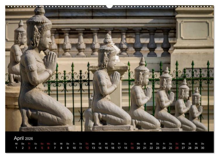 Produktbild: Kambodscha: das K&ouml;nigreich der Wunder (hochwertiger Premium Wandkalender 2026 DIN A2 quer), Kunstdruck in Hochglanz
