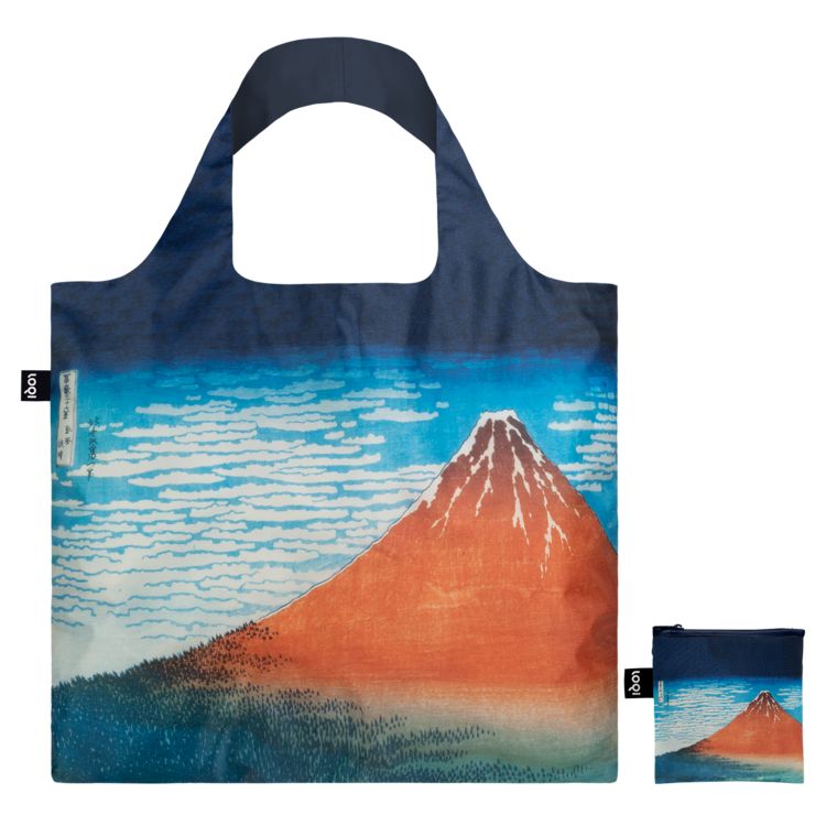 Produktbild: KATSUSHIKA HOKUSAI Roter Fuji Recycelte Tasche