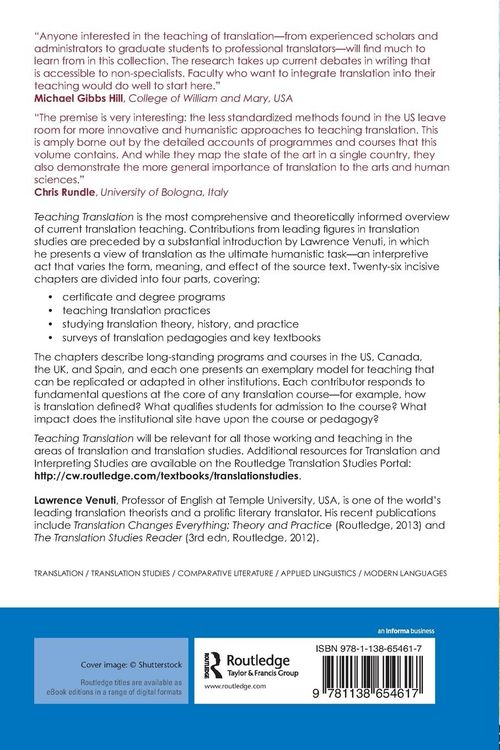 Produktbild: Teaching Translation