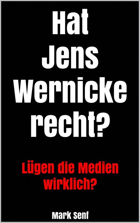 Produktbild: Hat Jens Wernicke recht?