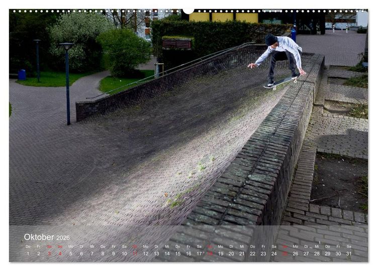 Produktbild: THIS IS SKATEBOARDING 2026 (Wandkalender 2026 DIN A2 quer), CALVENDO Monatskalender