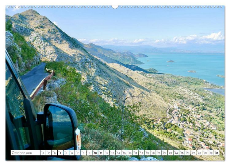 Produktbild: Mit dem Campervan &uuml;ber den Balkan (Wandkalender 2026 DIN A2 quer), CALVENDO Monatskalender
