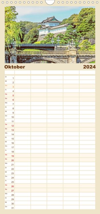 Produktbild: Familienplaner Tokio entdecken (Wandkalender 2023 , 21 cm x 45 cm, hoch)