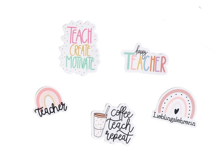 Produktbild: Teachly Sticker-Bundle, Lieblingslehrerin, 5er Set