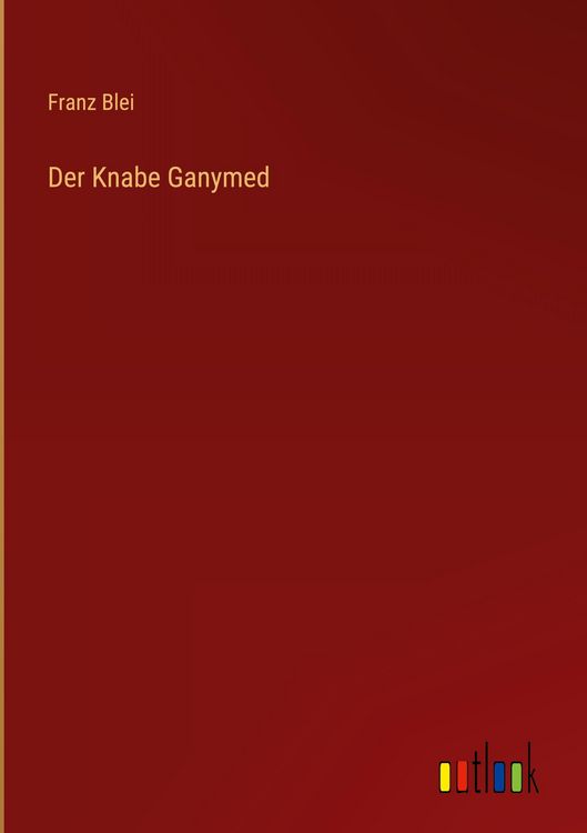 Produktbild: Der Knabe Ganymed