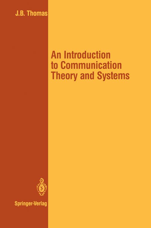 Produktbild: An Introduction to Communication Theory and Systems