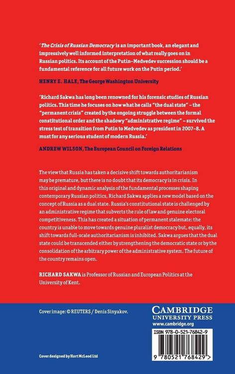 Produktbild: The Crisis of Russian Democracy