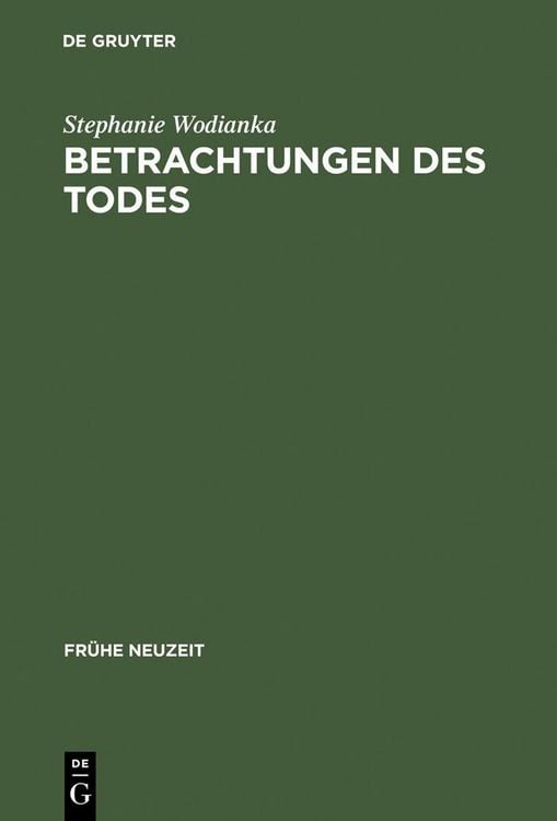 Produktbild: Betrachtungen des Todes