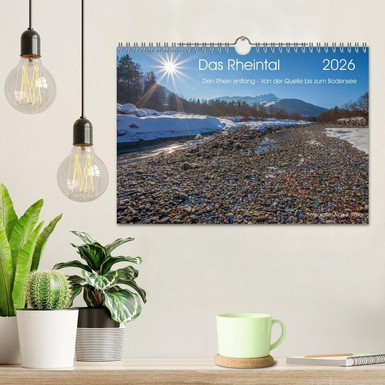 Produktbild: Das Rheintal 2026 (Wandkalender 2026 DIN A4 quer), CALVENDO Monatskalender