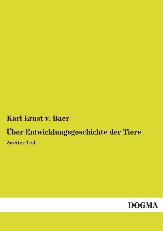 Produktbild: &Uuml;ber Entwicklungsgeschichte der Tiere
