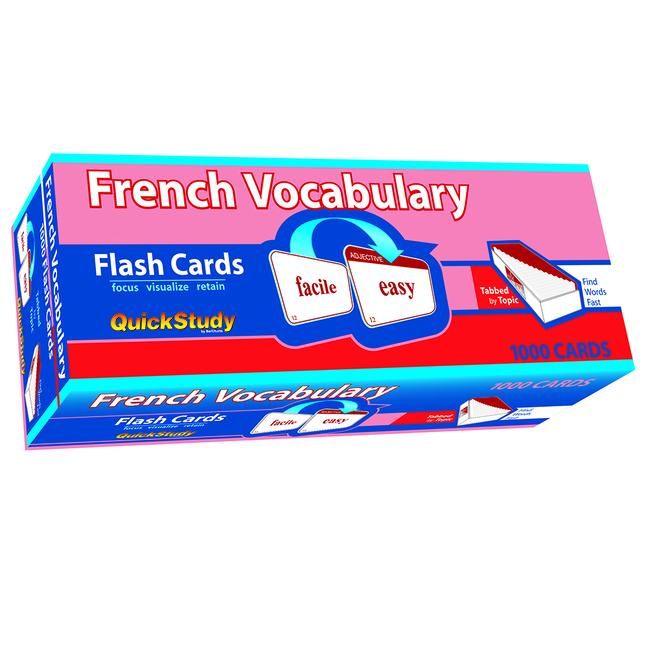Produktbild: French Vocabulary Flash Cards (1000 Cards)