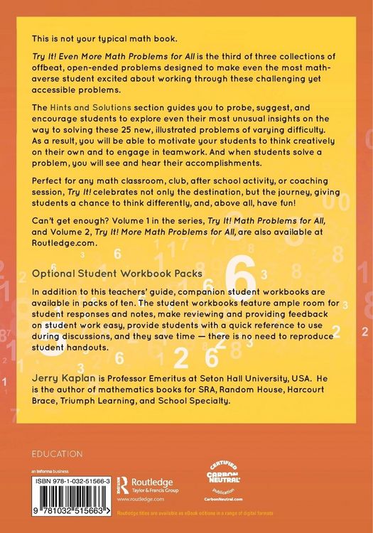 Produktbild: Try It! Even More Math Problems for All
