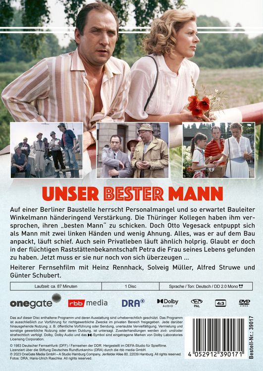 Produktbild: Unser bester Mann (DDR TV-Archiv)