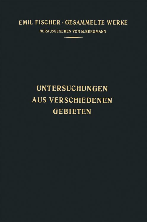 Produktbild: Untersuchungen aus Verschiedenen Gebieten