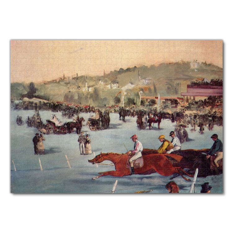 Produktbild: Lais Puzzle Edouard Manet - Rennen im Bois de Boulogne 1000 Teile