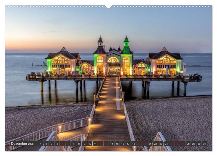 Produktbild: R&uuml;gen - Inseltraumblicke (hochwertiger Premium Wandkalender 2026 DIN A2 quer), Kunstdruck in Hochglanz