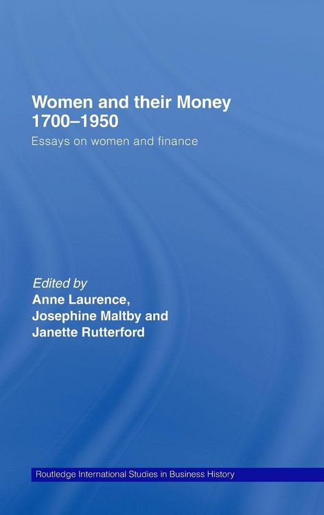 Produktbild: Women and Their Money 1700-1950