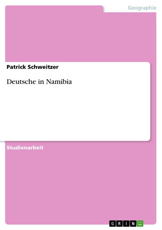 Produktbild: Deutsche in Namibia