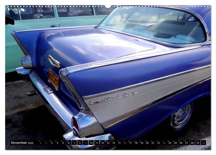 Produktbild: Auto-Legenden Chevrolet Bel Air (hochwertiger Premium Wandkalender 2025 DIN A2 quer), Kunstdruck in Hochglanz