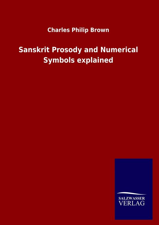 Produktbild: Sanskrit Prosody and Numerical Symbols explained