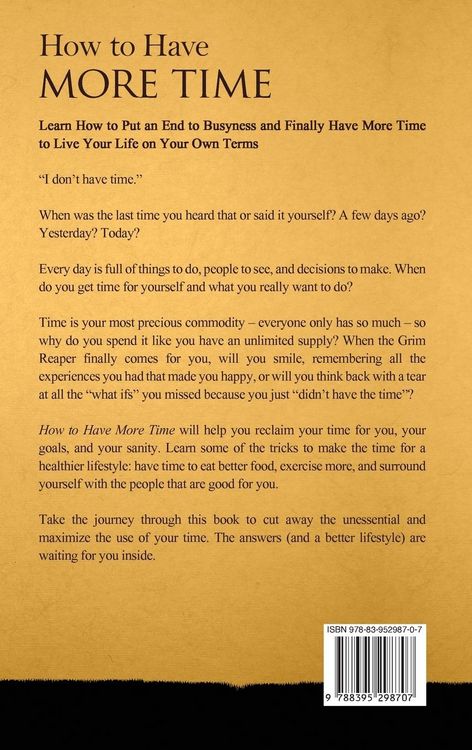 Produktbild: How to Have More Time
