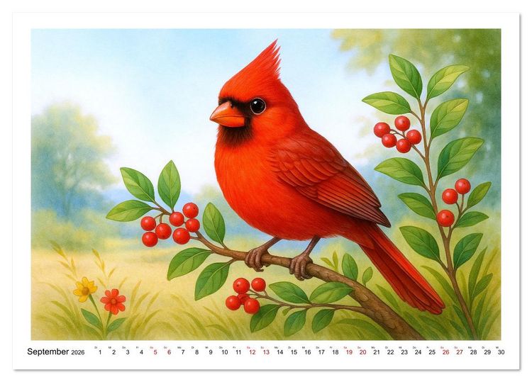 Produktbild: Niedliches Nordamerika (Tischkalender 2026 DIN A5 quer), CALVENDO Monatskalender