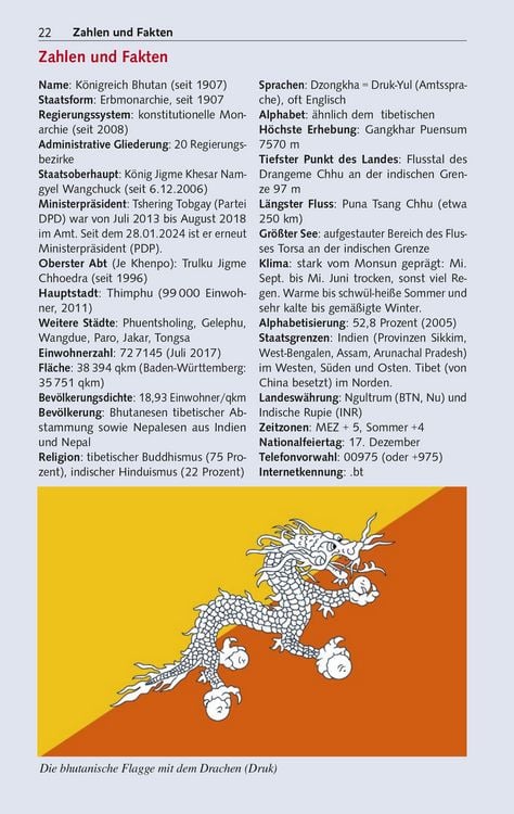 Produktbild: TRESCHER Reisef&uuml;hrer Bhutan