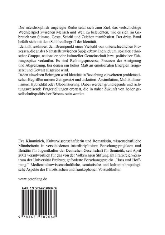 Produktbild: Kulturelle Identit&auml;t