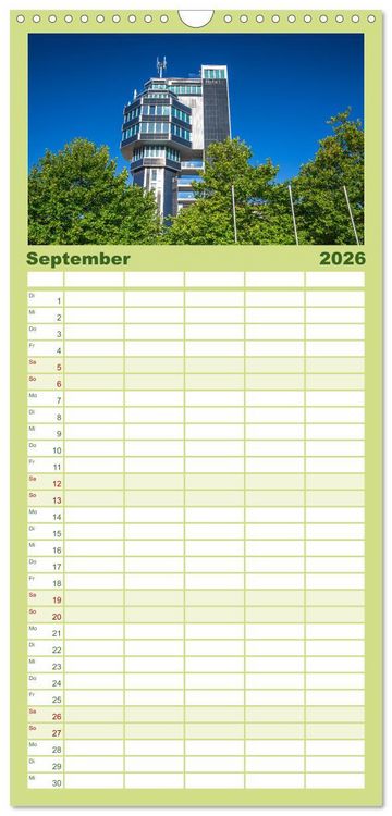 Produktbild: Familienplaner 2026 - Radolfzell am sch&ouml;nen Bodensee mit 5 Spalten (Wandkalender, 21 x 45 cm) CALVENDO