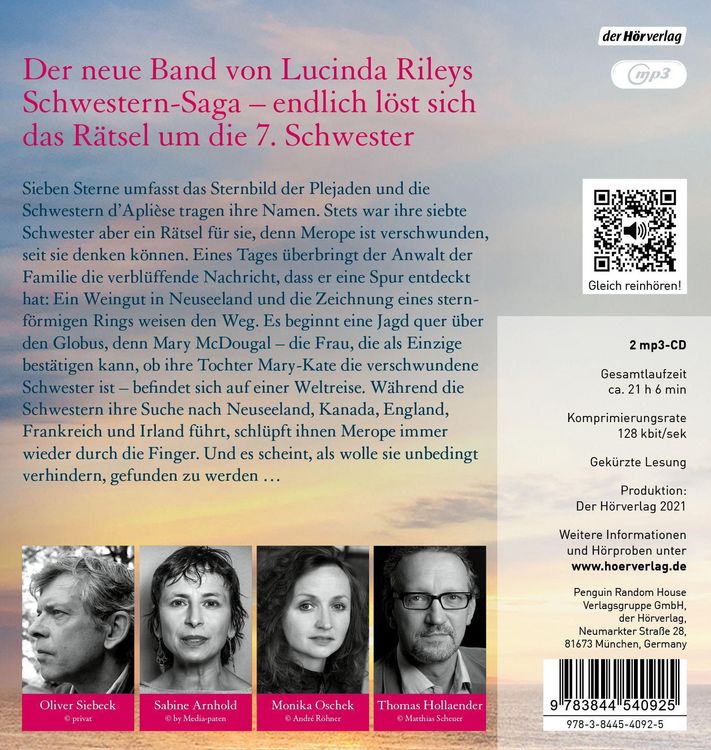 Produktbild: Die verschwundene Schwester