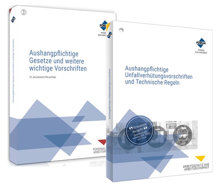 Produktbild: Das Aushangpflichten-Paket f&uuml;r das Gesundheitswesen - Aushangpflichtige Gesetze + Unfallverh&uuml;tungsvorschriften