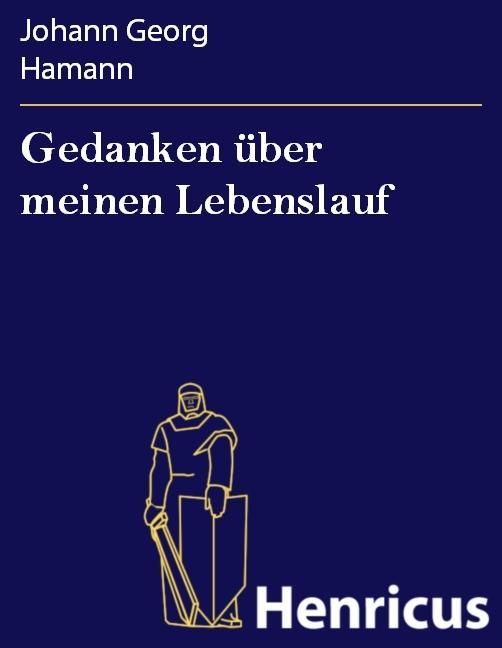 Produktbild: Gedanken &uuml;ber meinen Lebenslauf