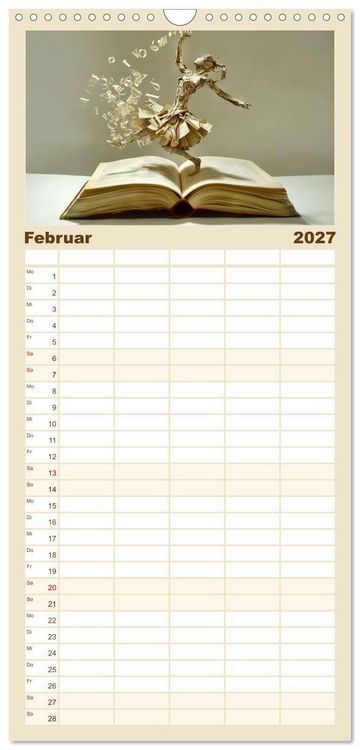 Produktbild: Familienplaner 2027 - Das versteckte Universum mit 5 Spalten (Wandkalender, 21 x 45 cm) CALVENDO