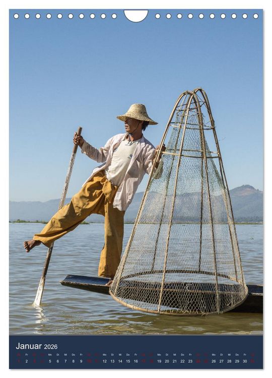 Produktbild: Reise durch Myanmar (Wandkalender 2026 DIN A4 hoch), CALVENDO Monatskalender
