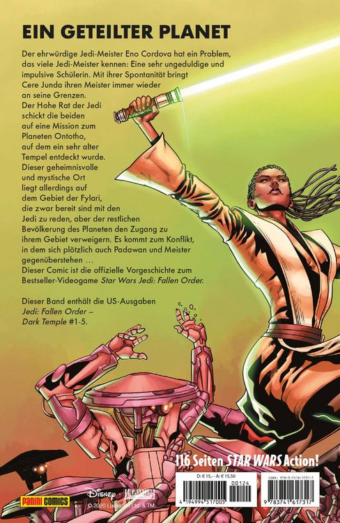 Produktbild: Star Wars Comics: Jedi: Fallen Order - Der dunkle Tempel