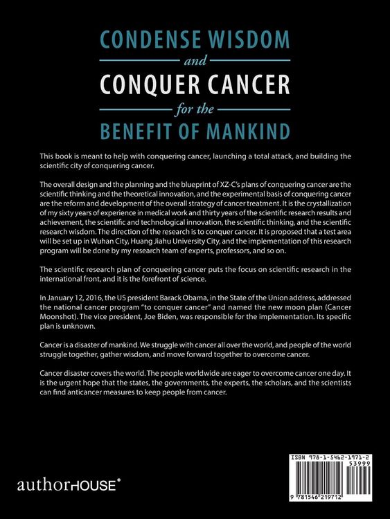 Produktbild: Condense Wisdom and Conquer Cancer for the Benefit of Mankind