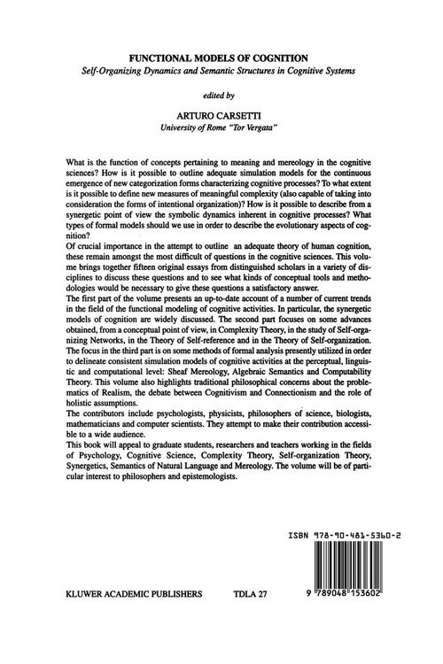 Produktbild: Functional Models of Cognition