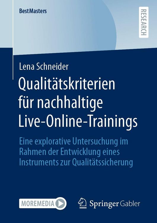 Produktbild: Qualit&auml;tskriterien f&uuml;r nachhaltige Live-Online-Trainings