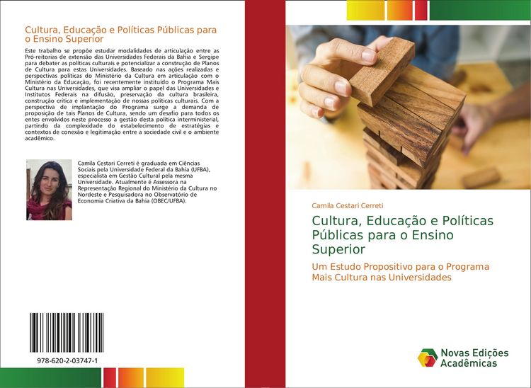 Produktbild: Cultura, Educa&ccedil;&atilde;o e Pol&iacute;ticas P&uacute;blicas para o Ensino Superior