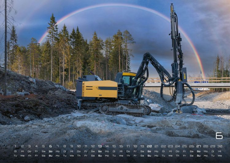 Produktbild: Baumaschinen - gigantische Bauhelfer - 2027 - Kalender DIN A3