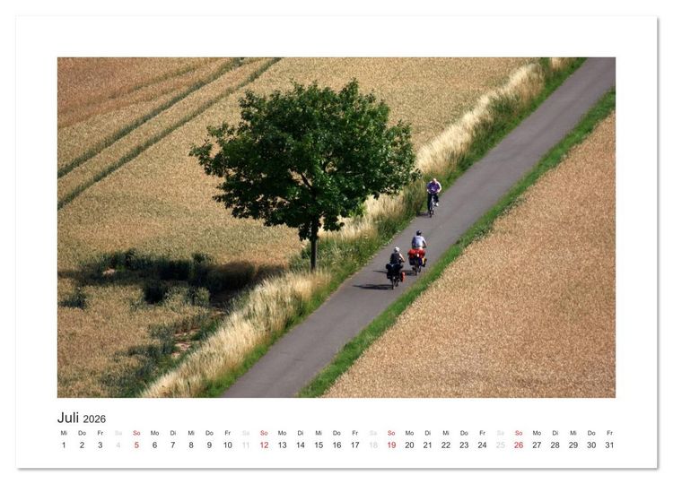 Produktbild: Das Weserbergland (Wandkalender 2026 DIN A3 quer), CALVENDO Monatskalender