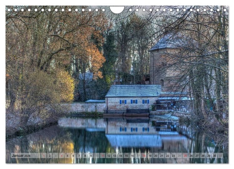 Produktbild: Augsburger Wasser (Wandkalender 2026 DIN A4 quer), CALVENDO Monatskalender