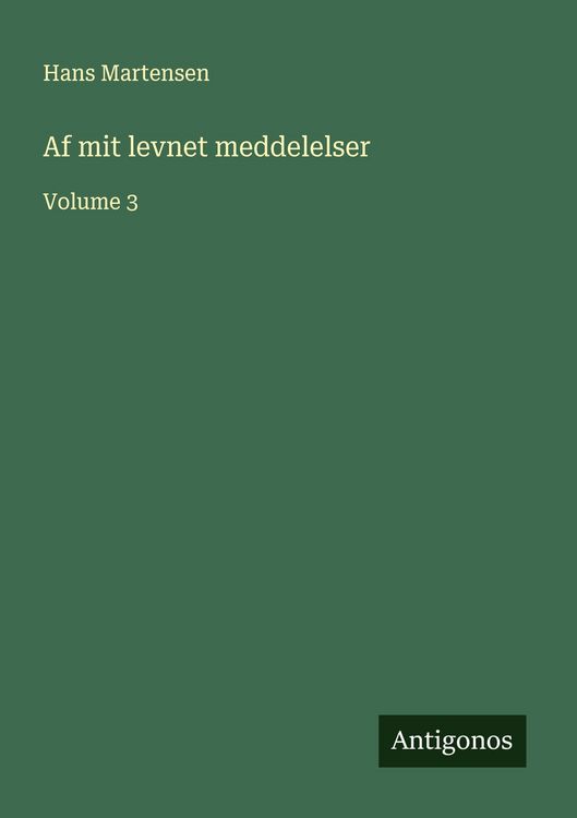 Produktbild: Af mit levnet meddelelser