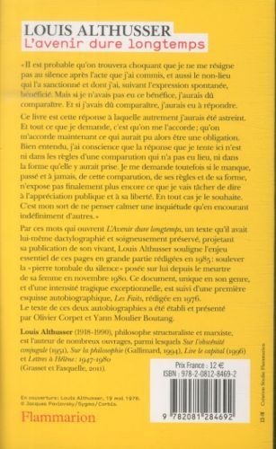 Produktbild: L'avenir dure longtemps: autobiographie